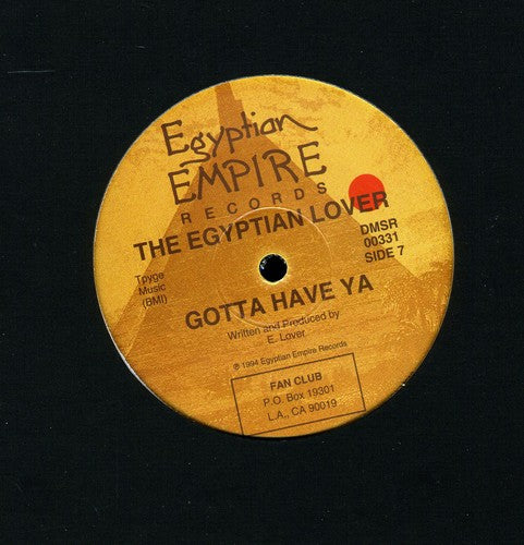 the album cover for Egyptian Lover - Bounce That Bootie