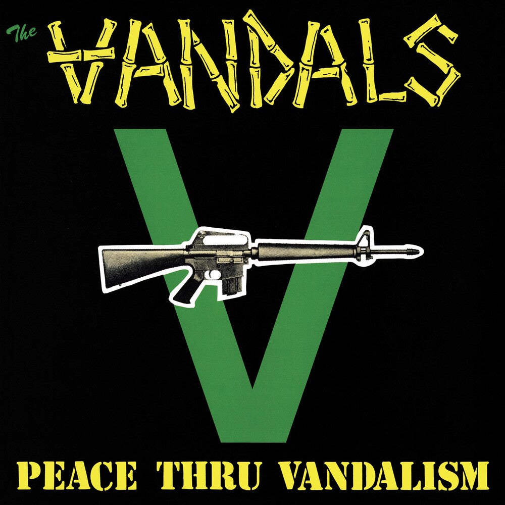 the album cover for The Vandals - Peace Thru Vandalism