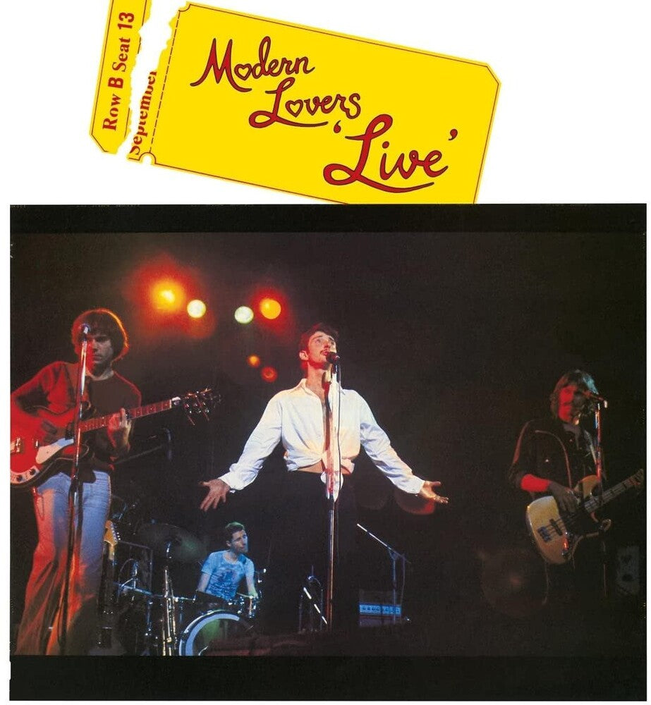 the album cover for Jonathan Richman & The Modern Lovers - Modern Lovers 'Live'