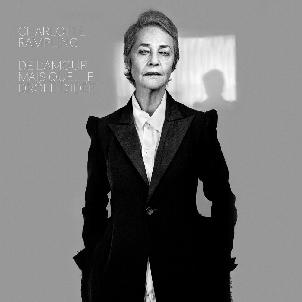 the album cover for Charlotte Rampling - De l'amour mais quelle drole d'idee