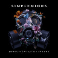 the album cover for Simple Minds - Direction of the Heart
