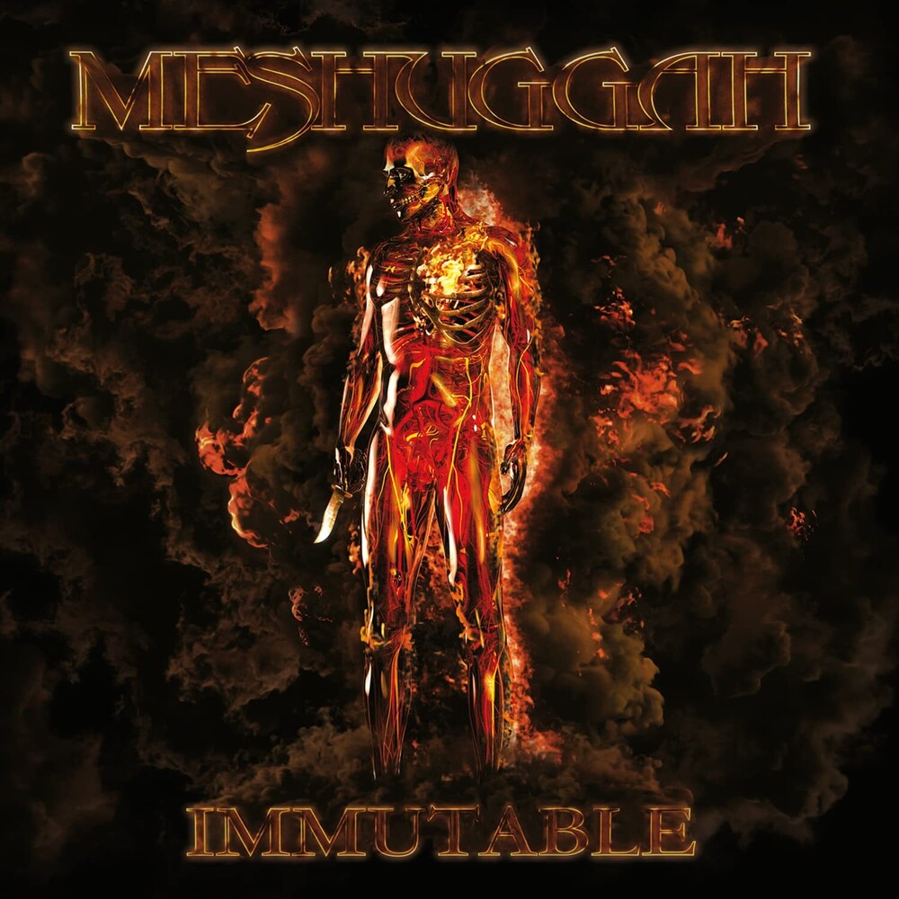 the album cover for Meshuggah - Immutable [Gold LP]