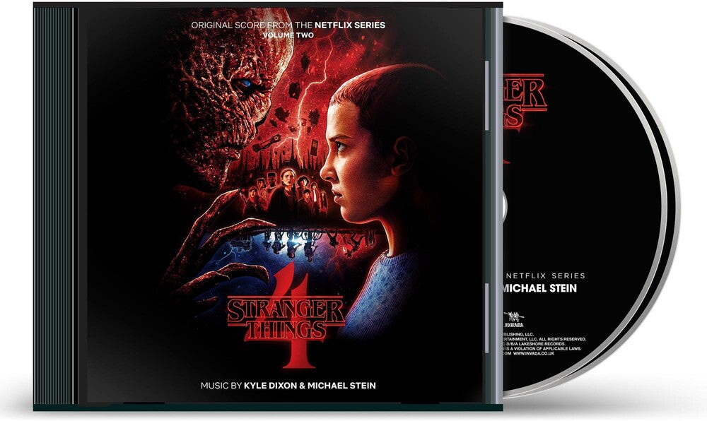 the album cover for Kyle Dixon & Michael Stein - Stranger Things 4 (Volume 2) (Original Score From the Netflix Series)