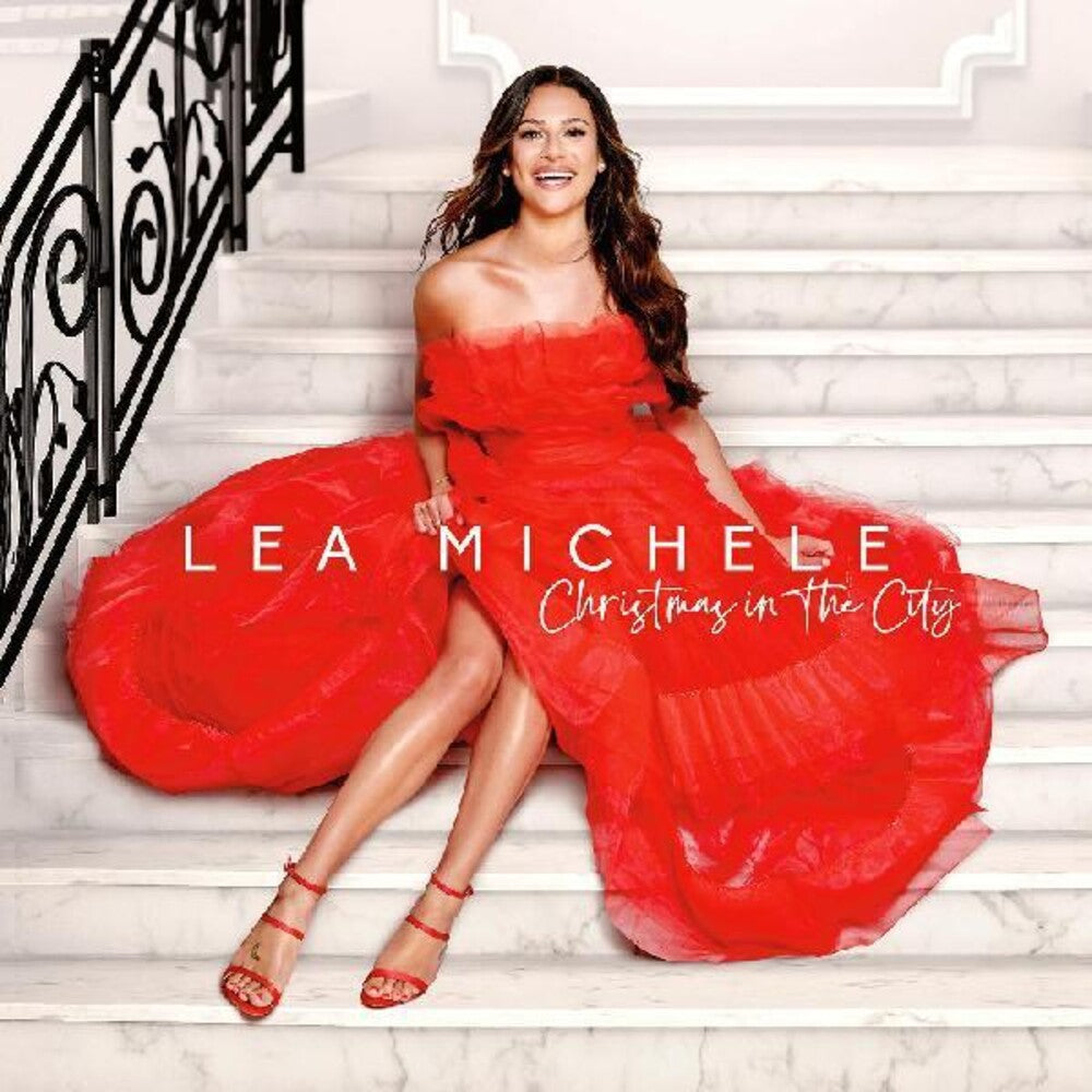 the album cover for Lea Michele - Christmas In The City