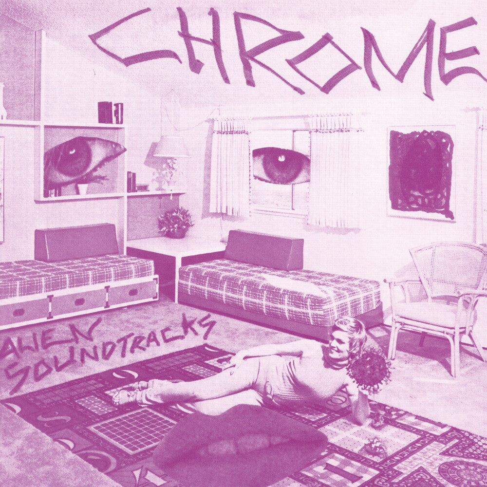 the album cover for Chrome - Alien Soundtracks - Purple Splatter [Colored Vinyl]