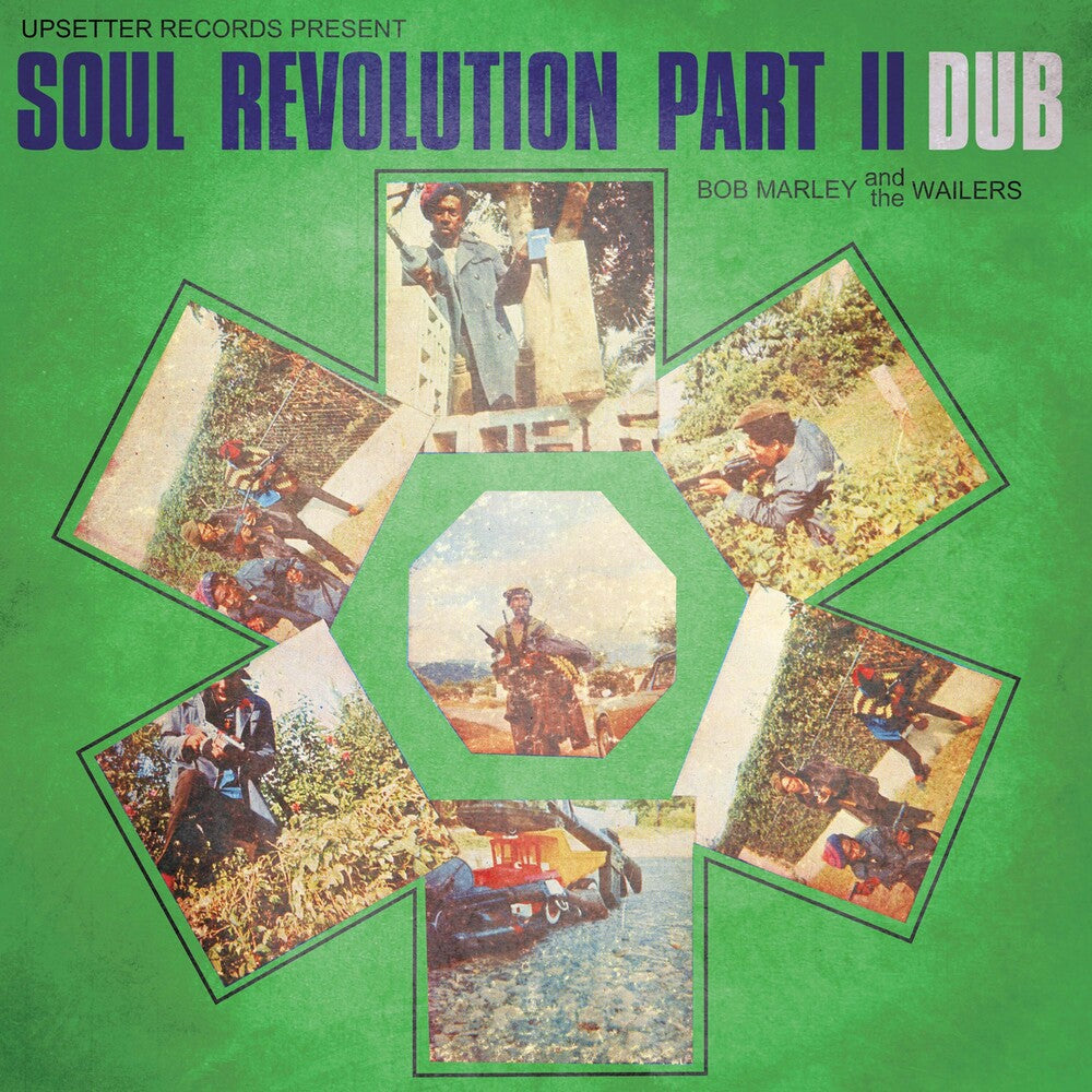 the album cover for Bob Marley & The Wailers - Soul Revolution Part Ii Dub - Green Splatter (Grn)