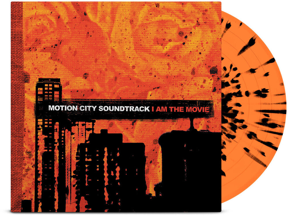 the album cover for Motion City Soundtrack - I Am The Movie: 20th Anniversary Edition [Tangerine w/Black Splatter LP]