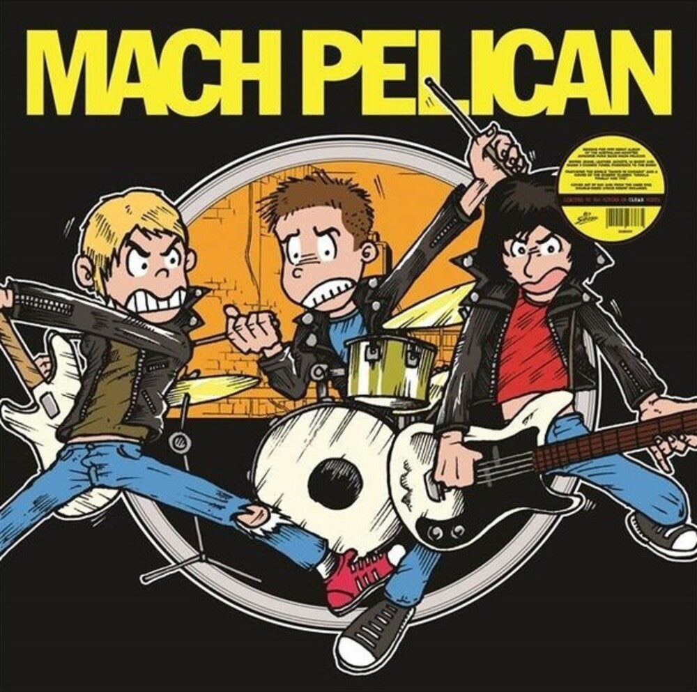 the album cover for Mach Pelican - Mach Pelican [Clear Vinyl] (Uk)