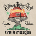 the album cover for The Allman Brothers Band - Syria Mosque: Pittsburgh, PA January 17, 1971