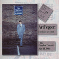 the album cover for Art Pepper - Unreleased Art, Vol. III: The Croydon Concert, May 14, 1981