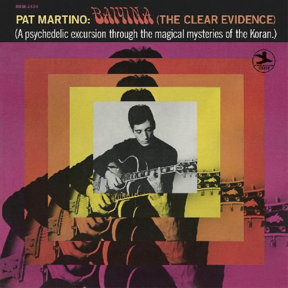 the album cover for Pat Martino - Baiyina (the Clear Evidence)
