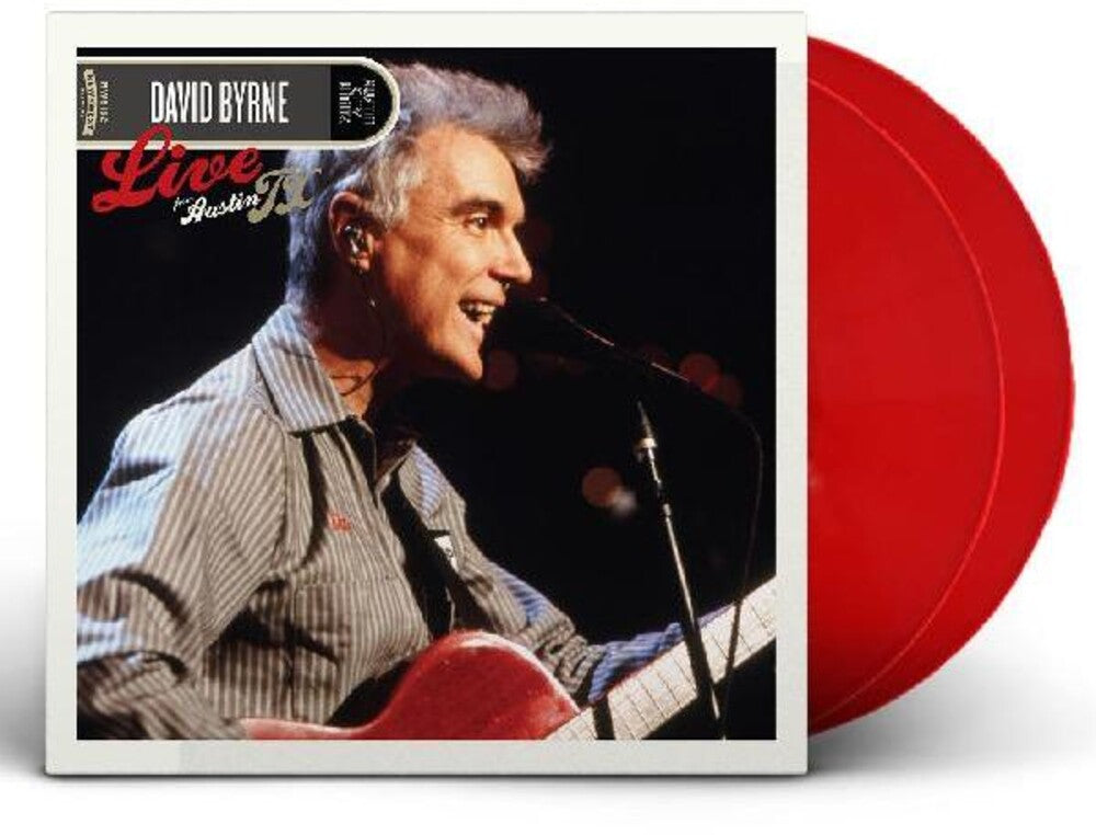 the album cover for David Byrne - Live From Austin, TX [Red 2LP]