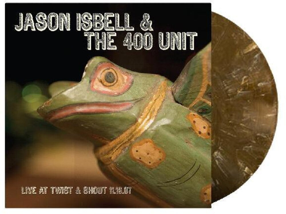 the album cover for Jason Isbell And The 400 Unit - Twist & Shout 11.16.07 [Limited Edition Root Beer Swirl LP]
