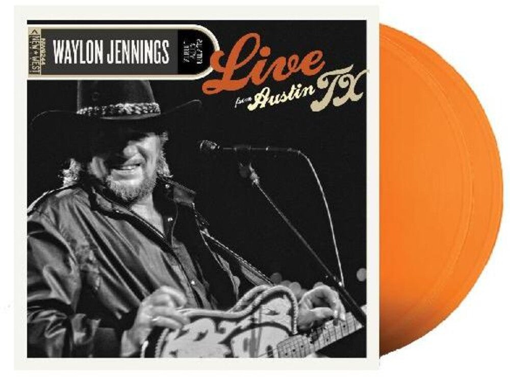 the album cover for Waylon Jennings - Live From Austin Tx '89