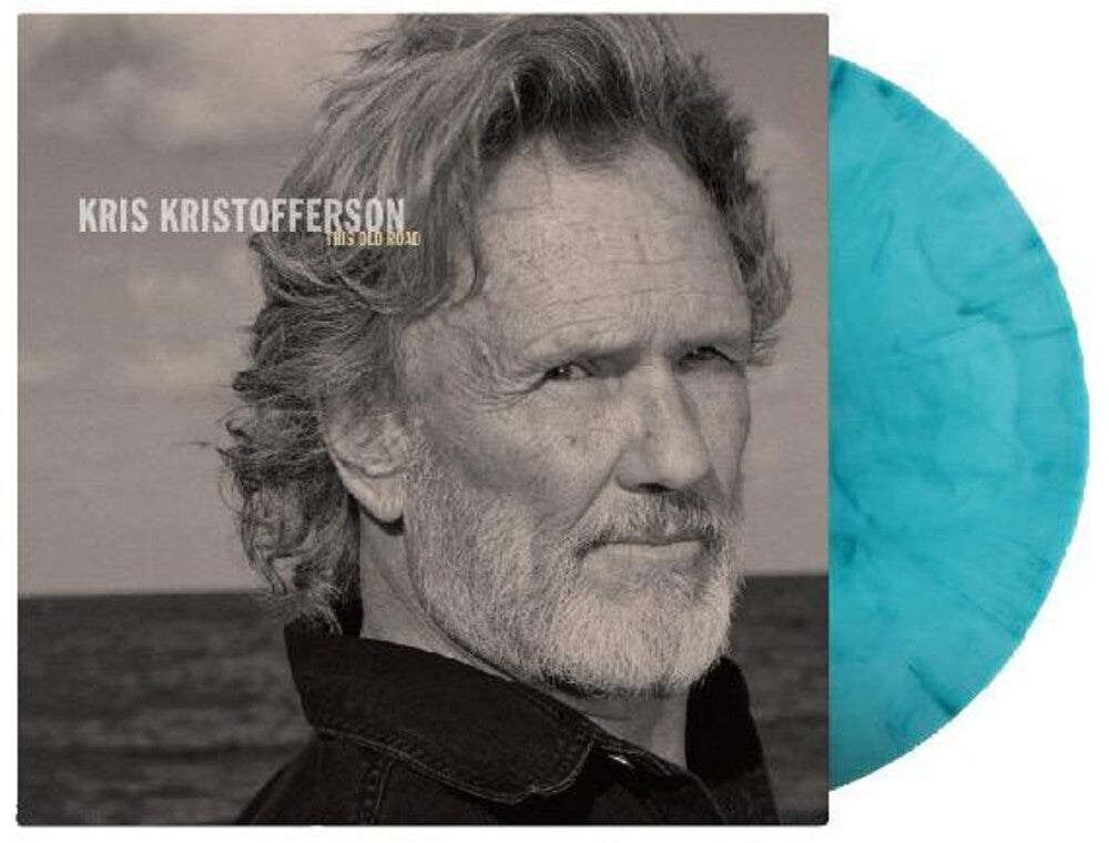 the album cover for Kris Kristofferson - This Old Road [Blue LP]