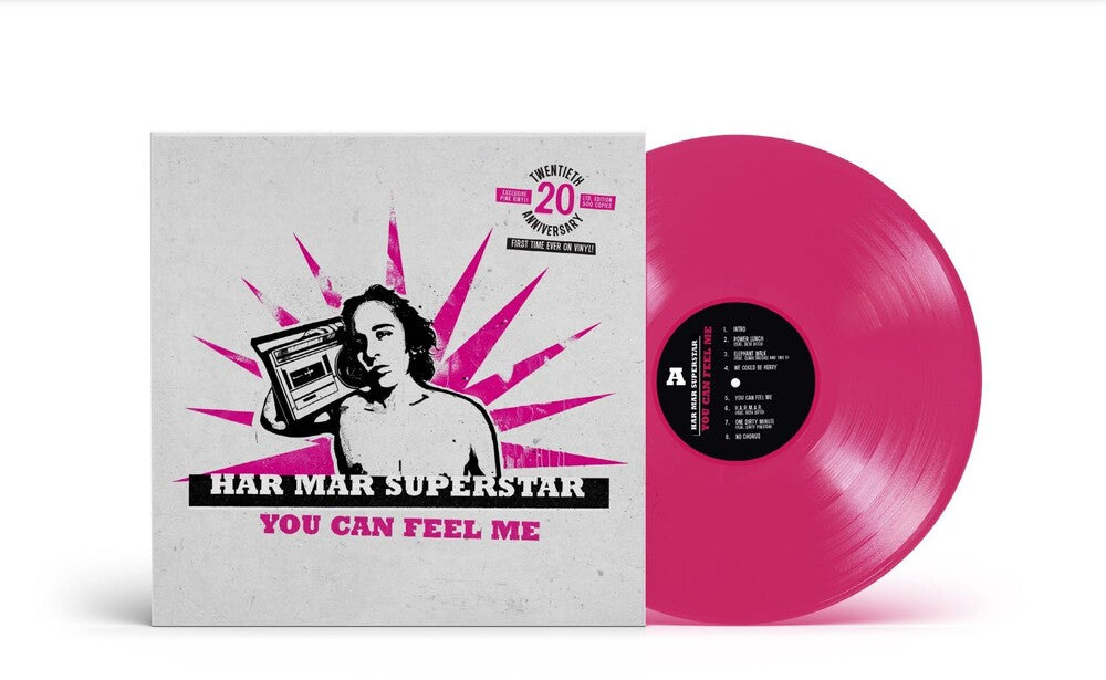 the album cover for Har Mar Superstar - You Can Feel Me - 20th Anniversary [Colored Vinyl]