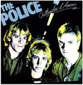 the album cover for The Police - Outlandos D'Amour - Limited Blue Colored Vinyl