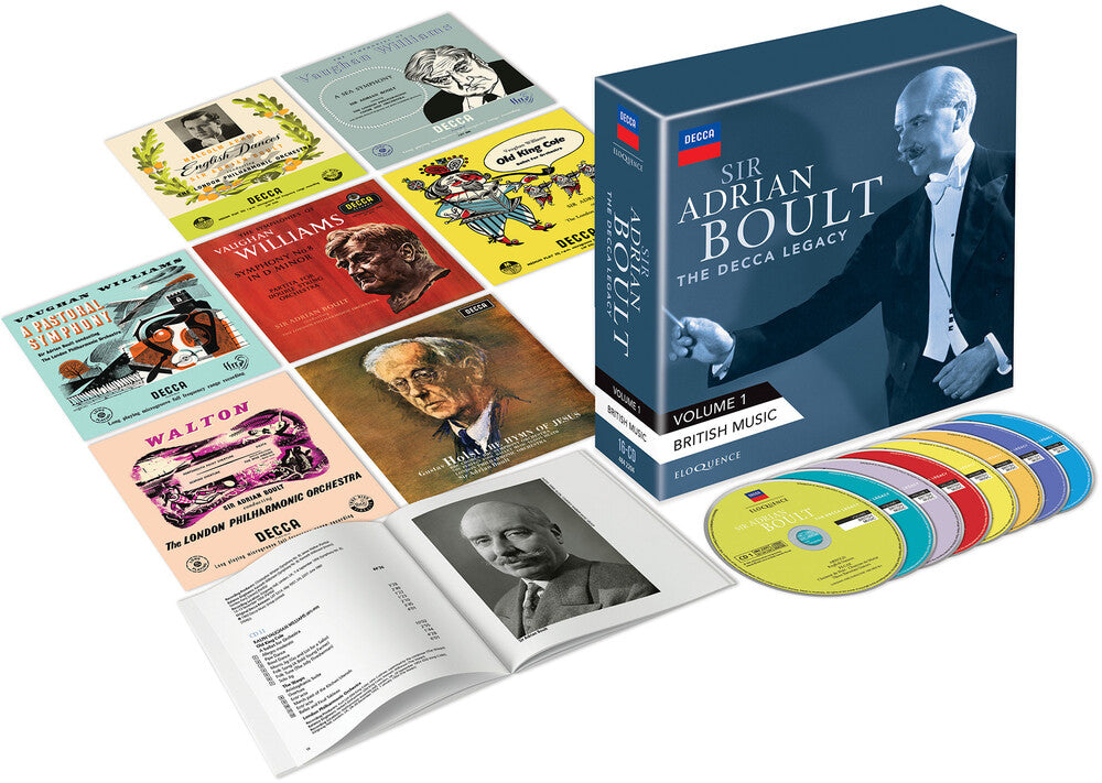the album cover for ADRIAN BOULT - Decca Legacy Vol 1 (Box) [Limited Edition] (Aus)