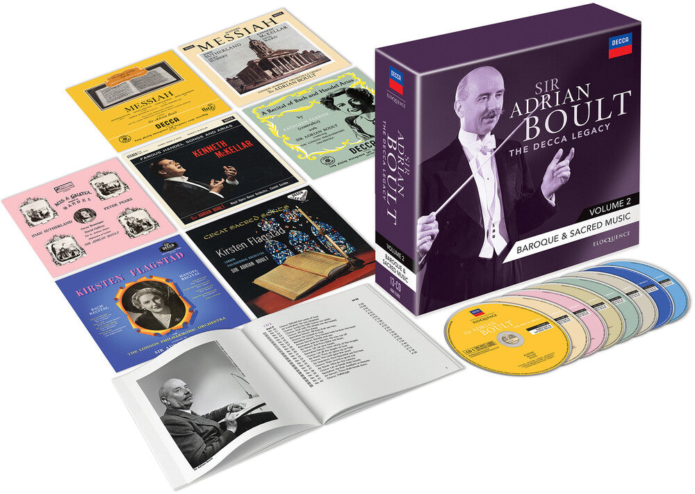 the album cover for ADRIAN BOULT - Decca Legacy Vol 2 (Box) [Limited Edition] (Aus)