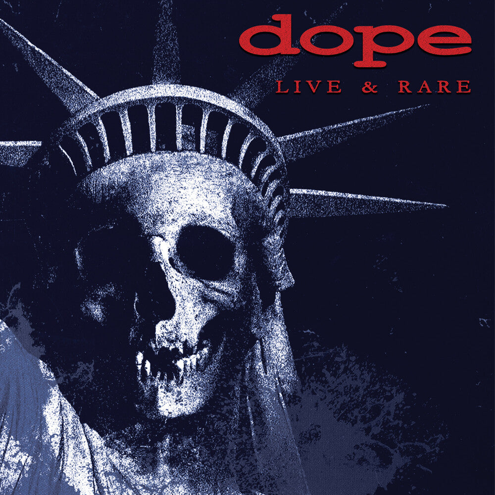 the album cover for Dope - Live & Rare - Blue (Blue) [Colored Vinyl]
