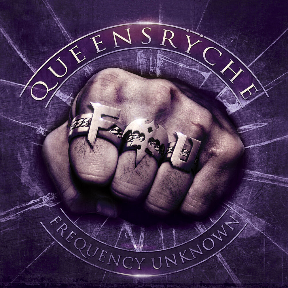 the album cover for Queensryche - Frequency Unknown: Deluxe [Purple 2LP]