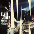 the album cover for Elvin Jones - Revival: Live At Pookie's Pub [3LP]