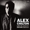 the album cover for Alex Chilton - Live In London: Encore Edition