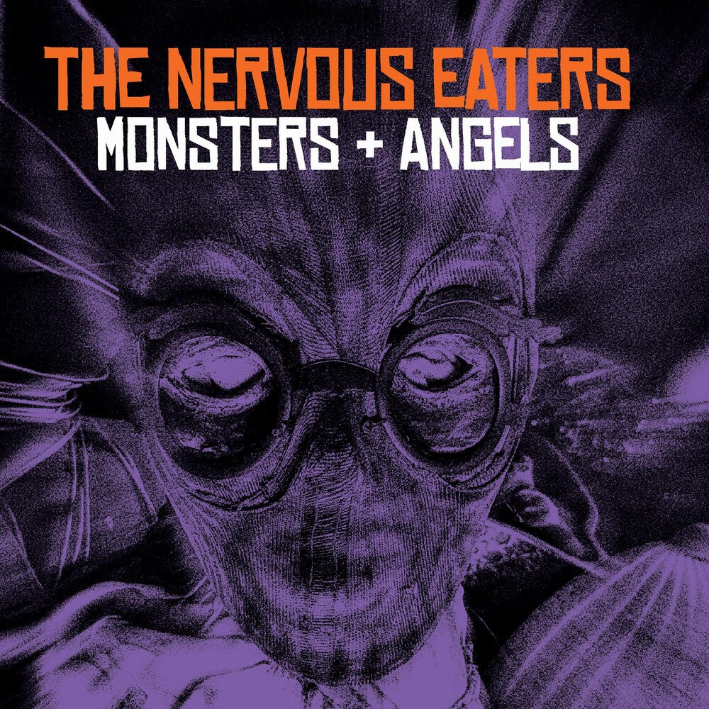 the album cover for Nervous Eaters - Monsters + Angels