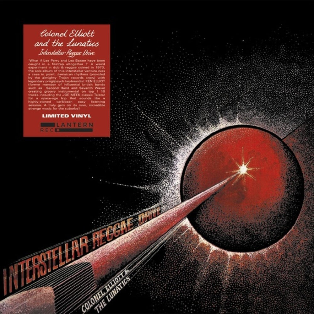 the album cover for Colonel Elliott  / Lunatics - Interstellar Reggae