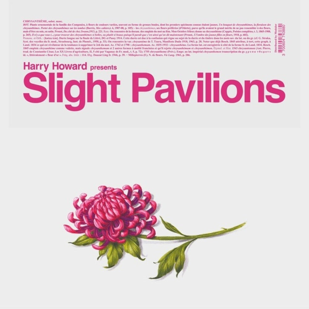 the album cover for Harry Howard - Slight Pavilions
