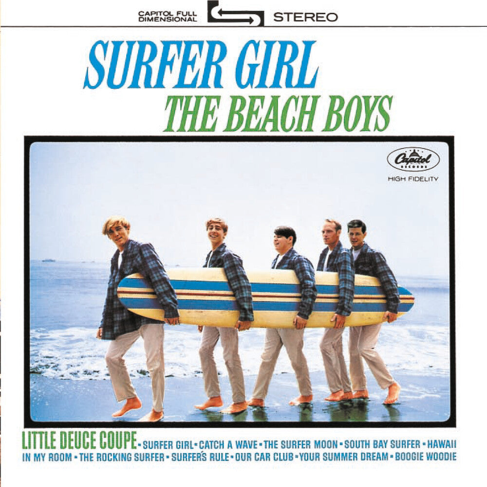 the album cover for The Beach Boys - Surfer Girl/Vol. 2-Shut Down