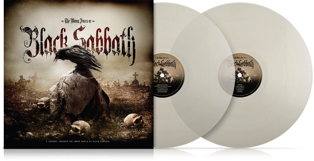 the album cover for Many Faces Of Black Sabbath / Various - Many Faces Of Black Sabbath / Various [Clear Vinyl] (Hol)