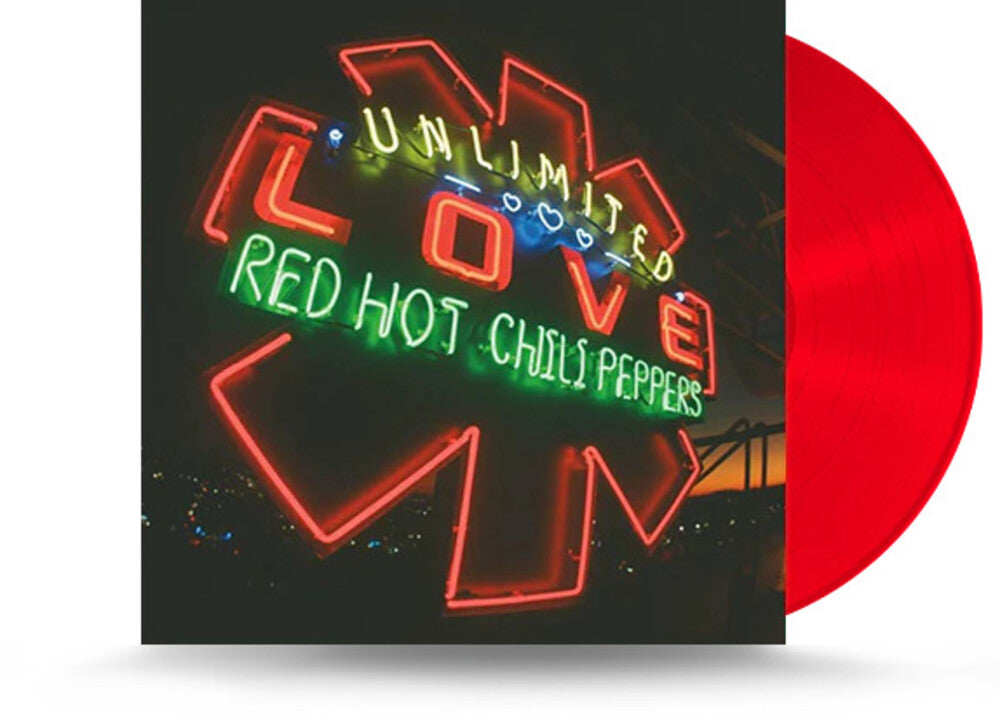 the album cover for Red Hot Chili Peppers - Unlimited Love - Limited Red Colored Vinyl