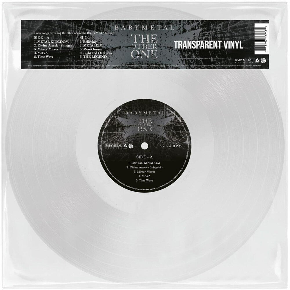 the album cover for BABYMETAL - THE OTHER ONE [Transparent LP]