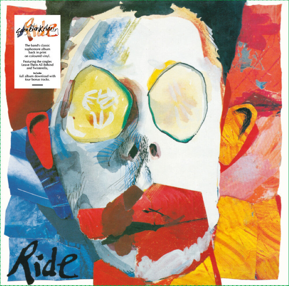 the album cover for Ride - Going Blank Again [Limited Edition Transparent Orange LP]