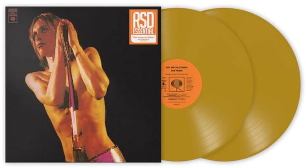 the album cover for Iggy and The Stooges - Raw Power [RSD Essential Gold 2LP]