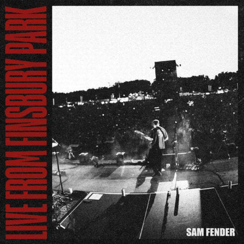 the album cover for Sam Fender - Live From Finsbury Park [Indie Exclusive Limited Edition Red 2 LP]