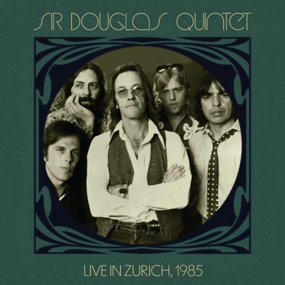the album cover for The Sir Douglas Quintet - Rote Fabrik Zurich Switzerland May 31, 1985