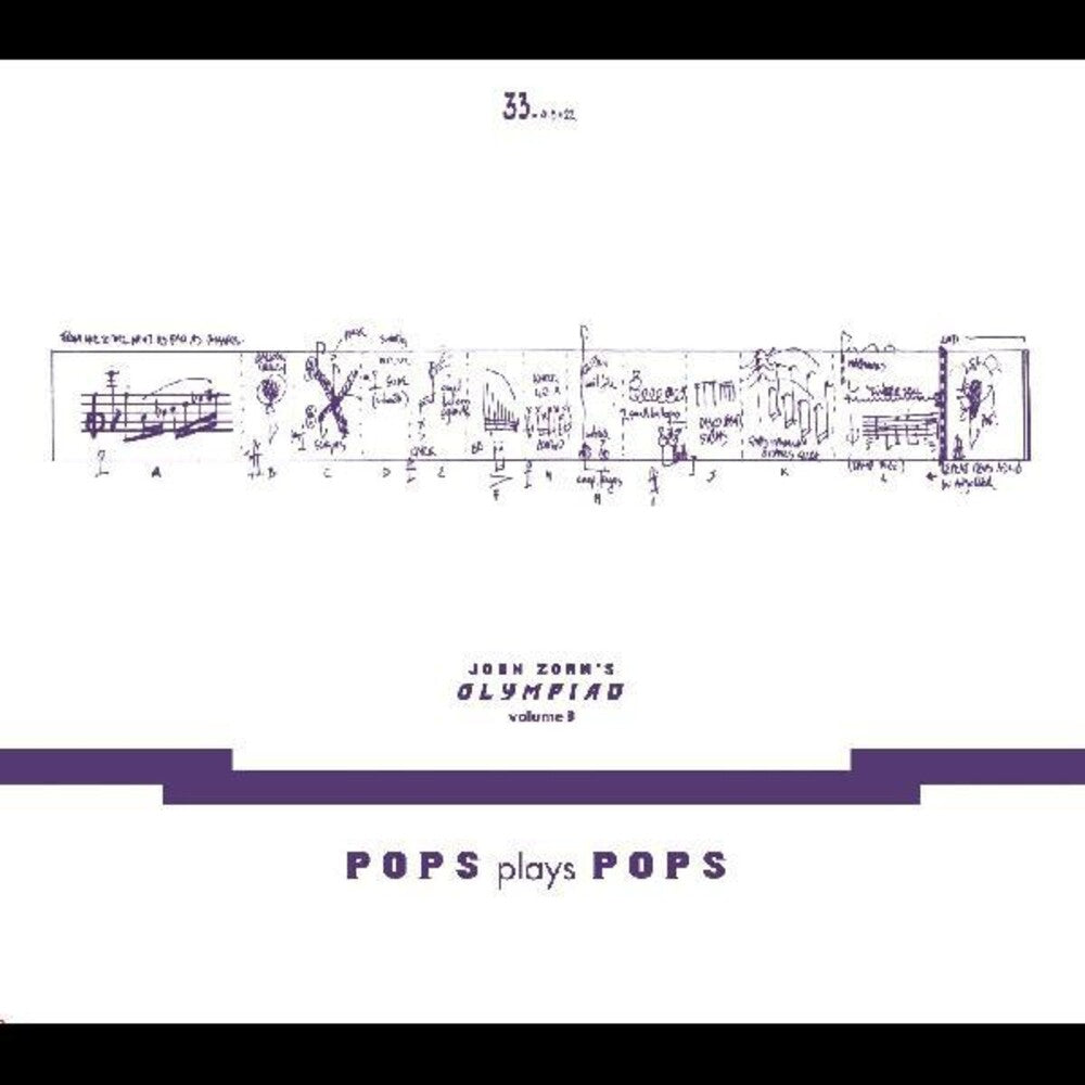 the album cover for John Zorn - John Zorns Olympiad Vol. 3 - Pops Plays Pops