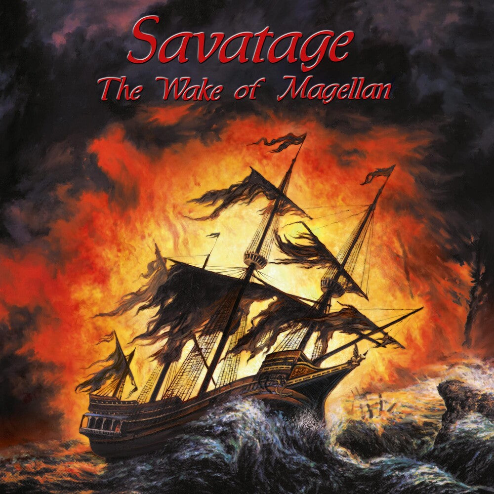 the album cover for Savatage - The Wake of Magellan [Limited Edition Transparent Orange 2LP]