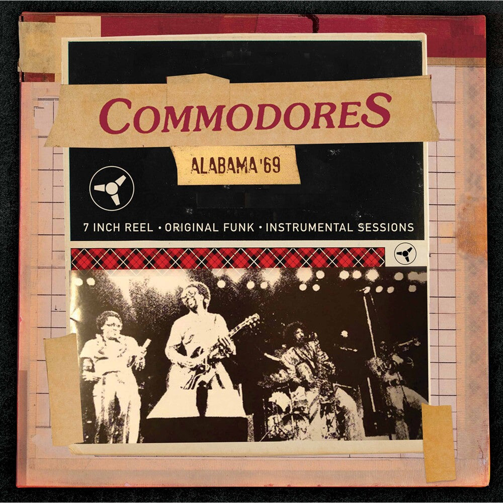 the album cover for Commodores - Alabama '69 - Red/Gold Splatter [Colored Vinyl] (Gol) (Red)