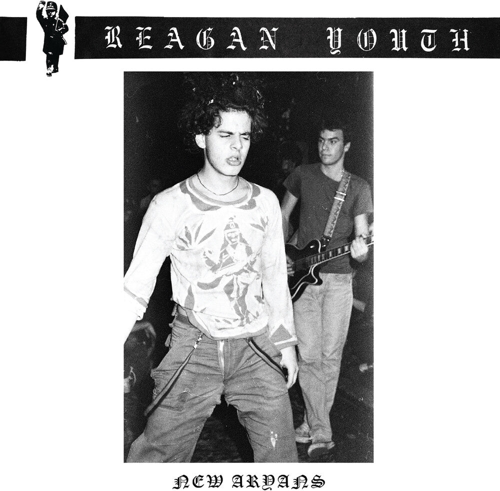 the album cover for Reagan Youth - New Aryans - Purple