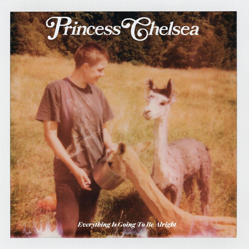 the album cover for Princess Chelsea - Everything Is Going To Be Alright - Opaque Yellow