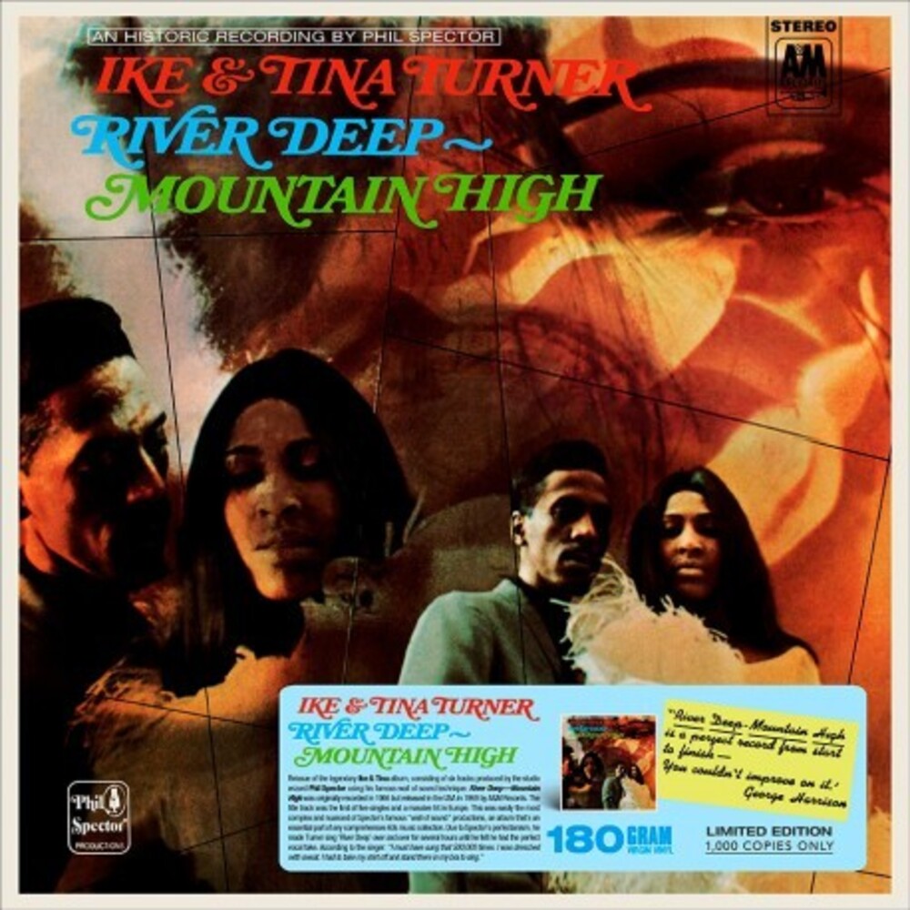 the album cover for Ike Turner  & Tina - River Deep Mountain High [180 Gram] (Spa)