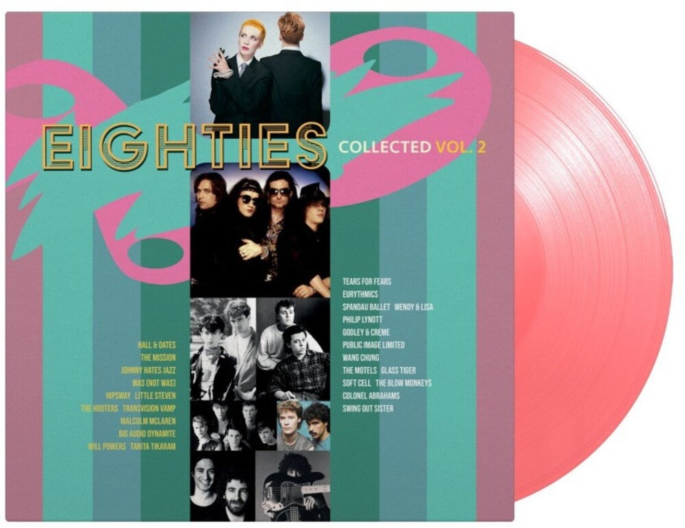 the album cover for Various Artists - Eighties Collected Vol. 2 / Various - Limited 180-Gram Pink Colored Vinyl