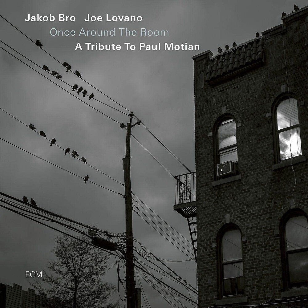 the album cover for Jakob Bro / Joe Lovano - Once Around The Room: A Tribute To Paul Motian