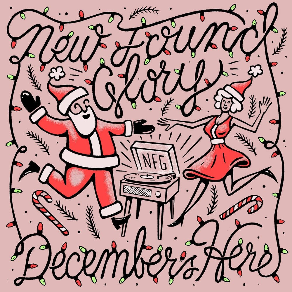 the album cover for New Found Glory - December's Here - Light Pink [Colored Vinyl] (Pnk)