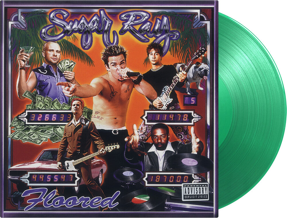 the album cover for Sugar Ray - Floored [Colored Vinyl] (Grn) [Limited Edition] [180 Gram]