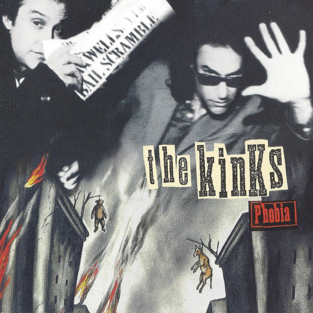 the album cover for The Kinks - Phobia (Blk) [Colored Vinyl] [Limited Edition] [180 Gram] (Org) (Red)
