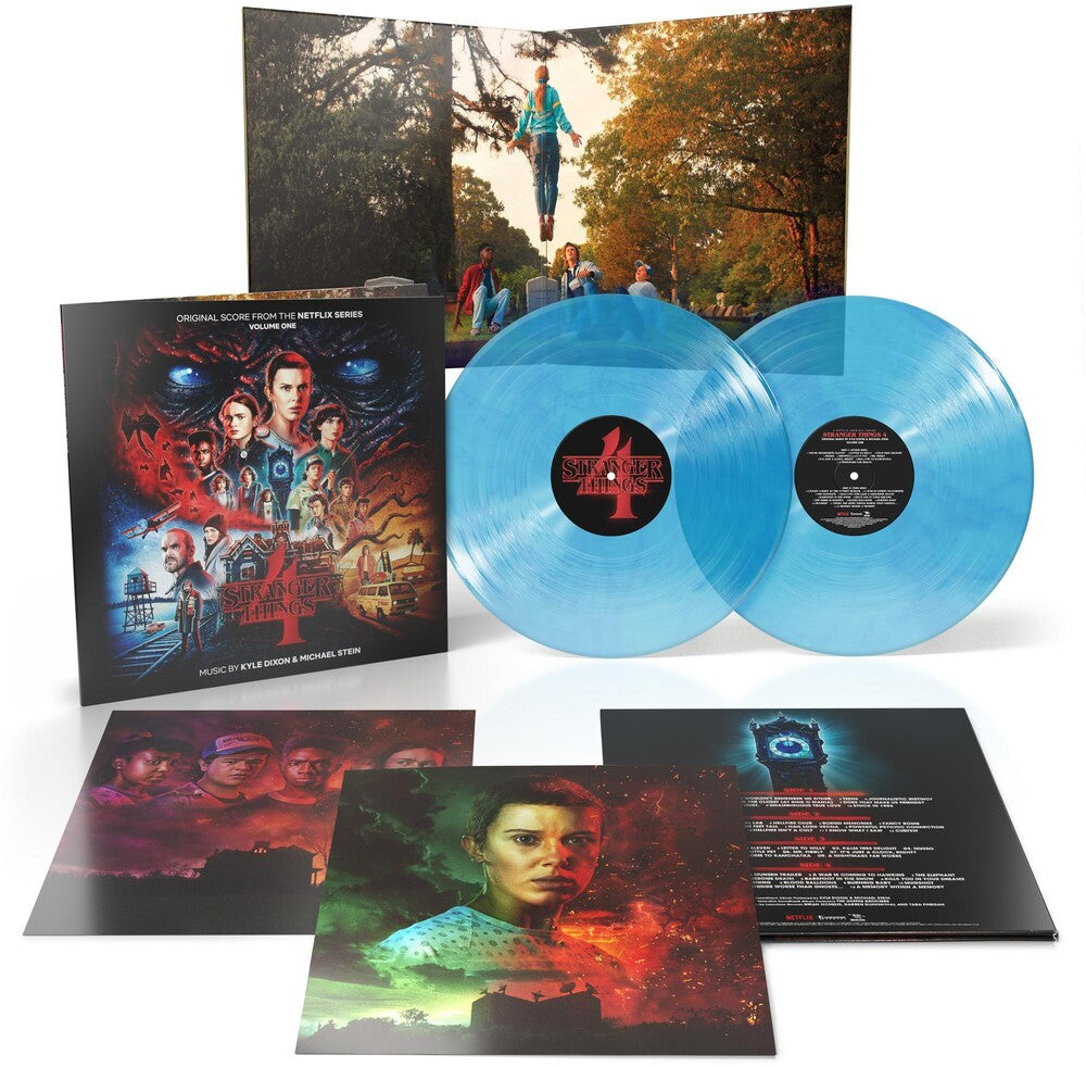 the album cover for Kyle Dixon & Michael Stein - Stranger Things Season 4 Volume 1 [Max's Blue World 2LP]